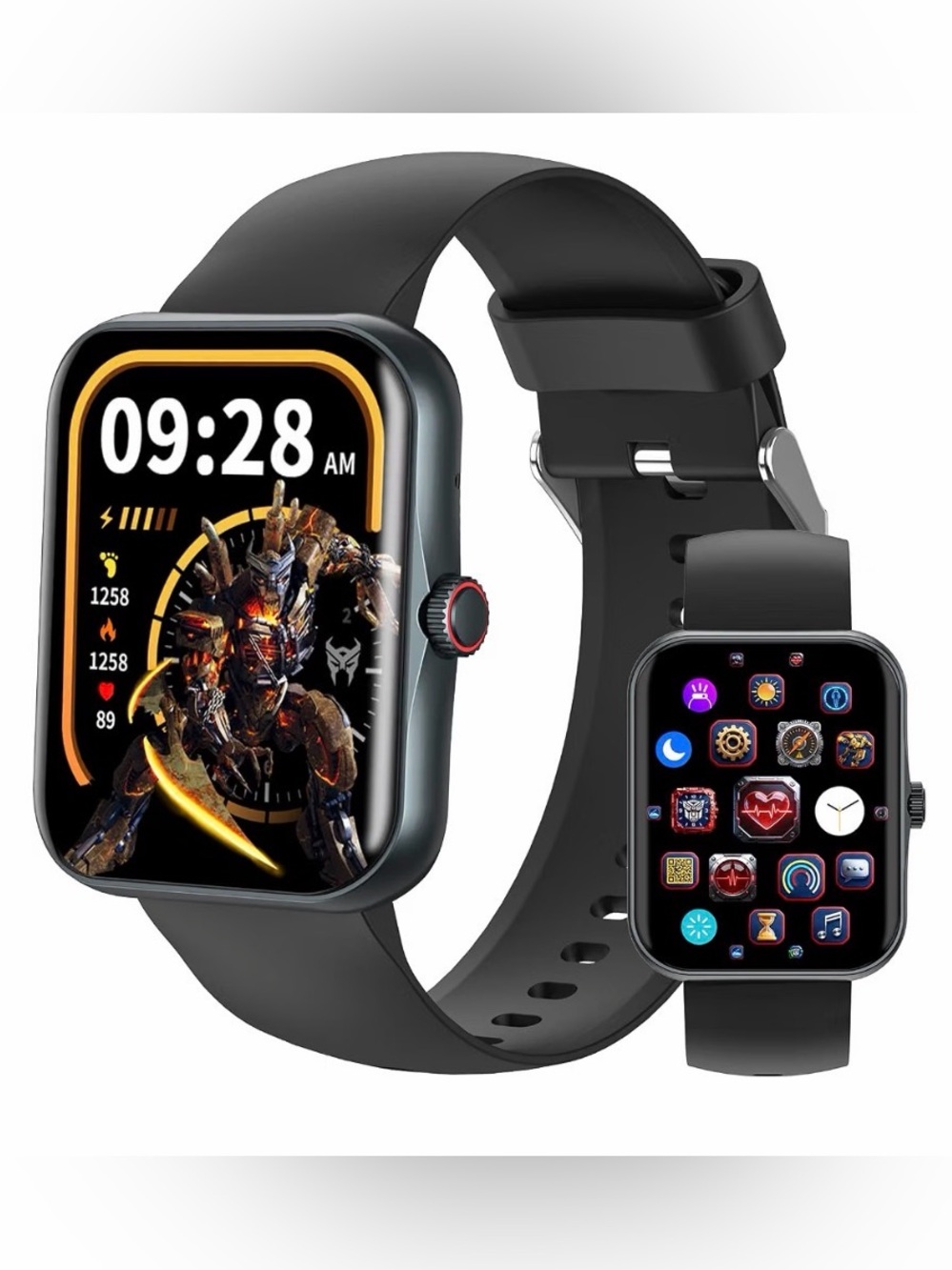 Transformers Fitness Tracker Smartwatch, Kids Smartwatch IP68, Black